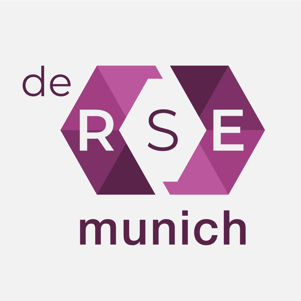 Logo of the de-RSE Munich chapter